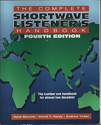 the complete shortwave listeners handbook 1st edition hank bennett 0830643478, 978-0830643479