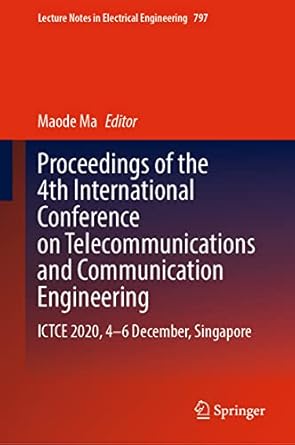 proceedings of the 4th international conference on telecommunications and communication engineering ictce