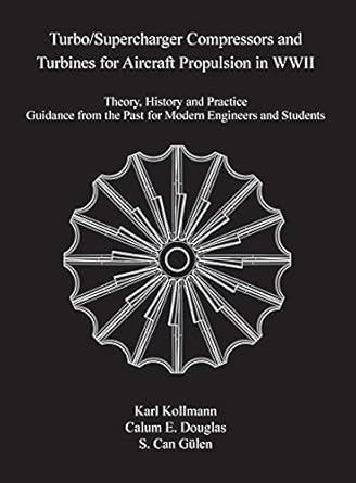 turbo/supercharger compressors and turbines for aircraft propulsion in wwii theory history and practice