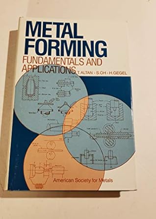 metal forming fundamentals and applications 1st edition taylan altan 0871701677, 978-0871701671