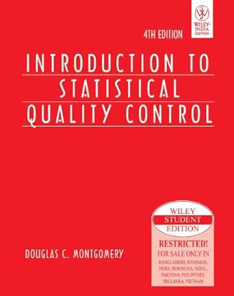 introduction to statistical quality control 1st edition author follow 812651471x, 978-8126514717