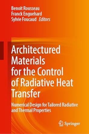 architectured materials for the control of radiative heat transfer processes for the development of