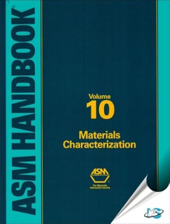 metals handbook materials characterization 1st edition george m crankovic 0871700166, 978-0871700162