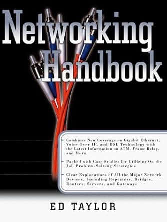 networking handbook 1st edition ed taylor 0071354514, 978-0071354516