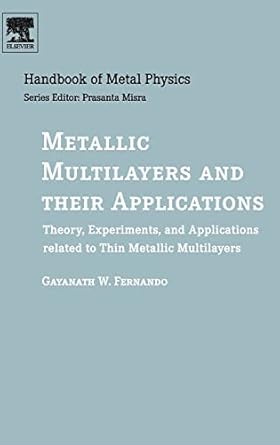 metallic multilayers and their applications theory experiments and applications related to thin metallic
