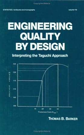 engineering quality by design interpreting the taguchi approach 1st edition thomas b barker 0824782461,