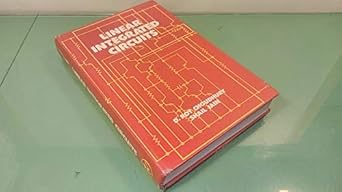 linear integrated circuits 1st edition roy d choudhury 0470217057, 978-0470217054
