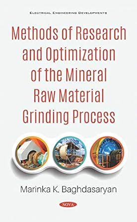 methods of research and optimization of the mineral raw material grinding process 1st edition marinka k