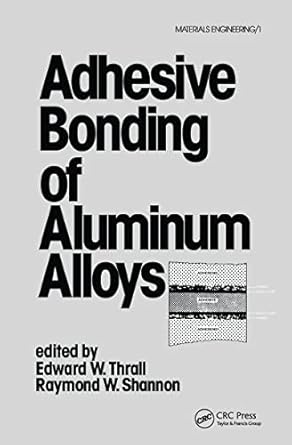adhesive bonding of aluminum alloys 1st edition edward w thrall ,raymond w shannon 0824774051, 978-0824774059