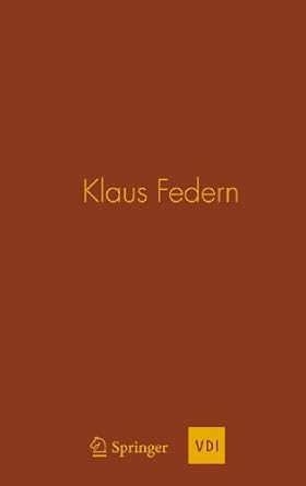 klaus federn 1st edition robert liebich ,klaus knothe ,robert gasch ,heinz mertens 3642172687, 978-3642172687