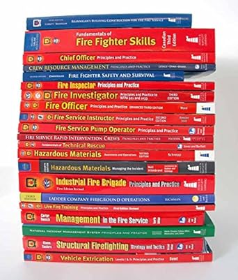 fire department station package 1st edition jones bartlett learning 1284091511, 978-1284091519
