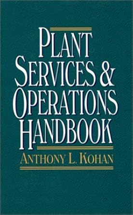 plant services and operations handbook 1st edition anthony l kohan 0070359407, 978-0070359406