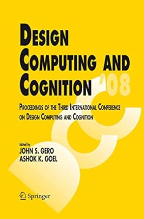design computing and cognition 08 proceedings of the third international conference on design computing and