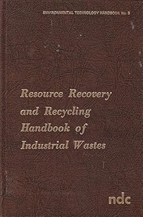 resource recovery and recycling handbook of industrial wastes 1st edition marshall sittig 0815505922,