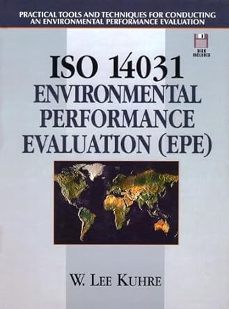 iso 14031 environmental performance evaluation book 4 practical tools and techniques for conducting an