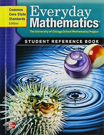 everyday mathematics grade 5 student reference book 1st edition max bell 0076576515, 978-0076576517
