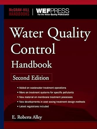 water quality control handbook 1st edition e roberts alley 0071467602, 978-0071467605