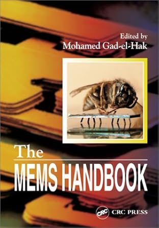 the mems handbook 1st edition mohamed gad el hak 0849300770, 978-0849300776