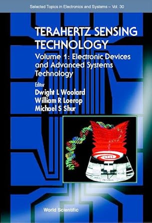terahertz sensing technology vol 1 electronic devices and advanced systems technology 1st edition dwight l