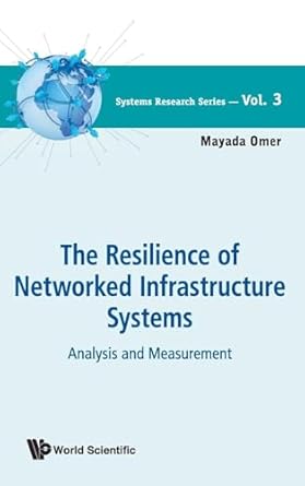 resilience of networked infrastructure systems the analysis and measurement 1st edition mayada omer