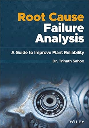 root cause failure analysis a guide to improve plant reliability 1st edition trinath sahoo 1119615542,