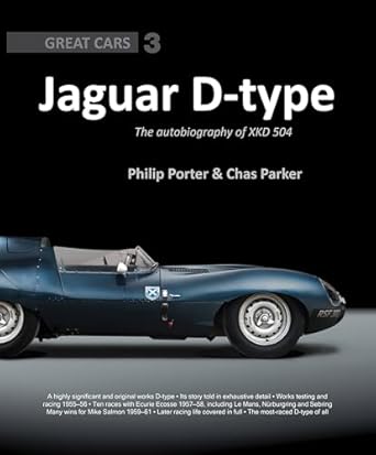 jaguar d type the autobiography of xkd 504 1st edition philip porter ,chas parker 1907085254, 978-1907085253