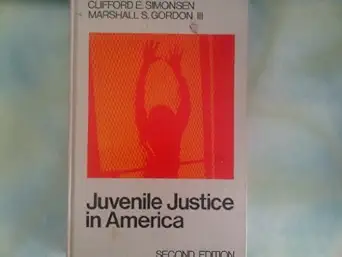 juvenile justice in america 1st edition clifford e simonsen 0024757705, 978-0024757708