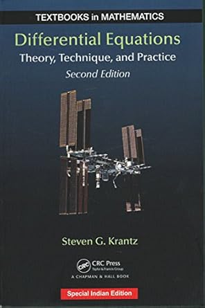 differential equations theory technique and practice 1st edition krantz g steven 1138627313, 978-1138627314