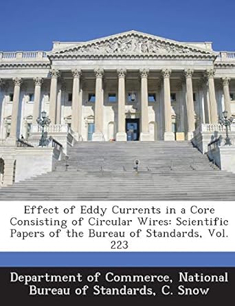 effect of eddy currents in a core consisting of circular wires scientific papers of the bureau of standards