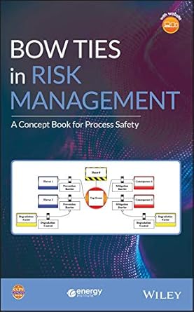bow ties in risk management a concept book for process safety 1st edition center for chemical process safety