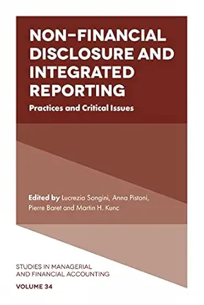 non financial disclosure and integrated reporting practices and critical issues 1st edition lucrezia songini