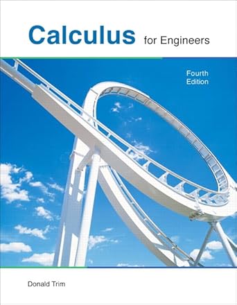 calculus for engineers 1st edition donald trim 0131577131, 978-0131577138
