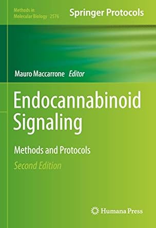 endocannabinoid signaling methods and protocols 1st edition mauro maccarrone 1071627279, 978-1071627273