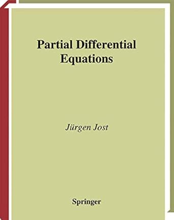 partial differential equations 1st edition jurgen jost 0387954287, 978-0387954288