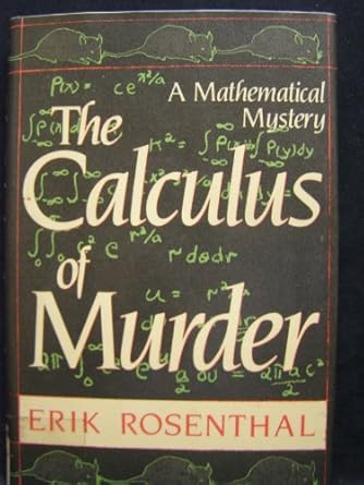 the calculus of murder 1st edition erik rosenthal 0312114125, 978-0312114121