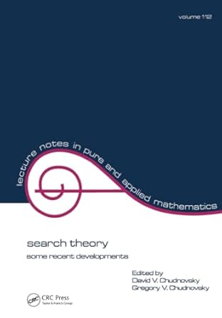 search theory 1st edition david v chudnovsky ,gregory v chudnovsky 1138441945, 978-1138441941
