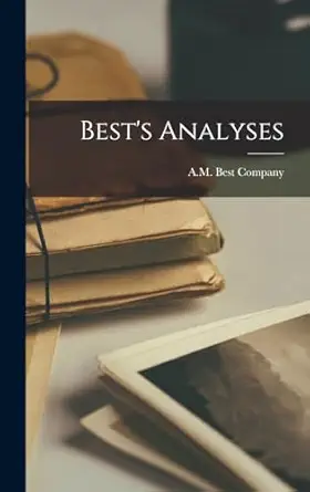 bests analyses 1st edition a m best company 1019296593, 978-1019296592