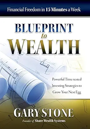 blueprint to wealth financial freedom in 15 minutes a week 1st edition gary stone 0994596731, 978-0994596734