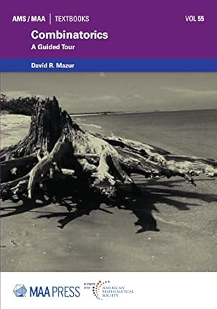 combinatorics 1st edition david r mazur 1470472864, 978-1470472863