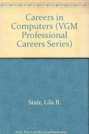 careers in computers 1st edition author follow 0844285528, 978-0844285528