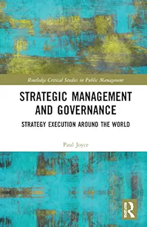 strategic management and governance 1st edition paul joyce 1032276789, 978-1032276786