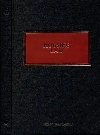 housing law 1st edition andrew, partington arden professor martin and hu 0421391103, 978-0421391109