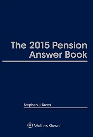 pension answer book 1st edition stephen j krass 1454842962, 978-1454842965