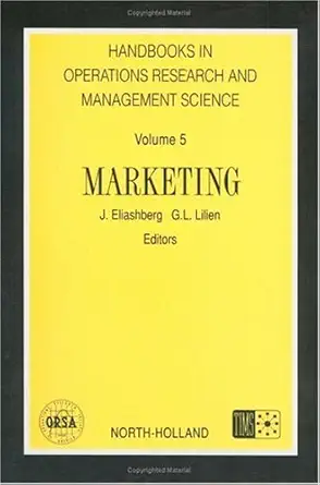 marketing 1st edition j eliashberg ,g l lilien 0444889574, 978-0444889577