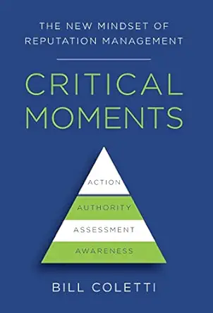 critical moments the new mindset of reputation management 1st edition bill coletti 1619617420, 978-1619617421