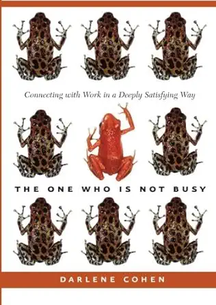 the one who is not busy connecting with work in a deely satisfying way 1st edition ms darlene cohen