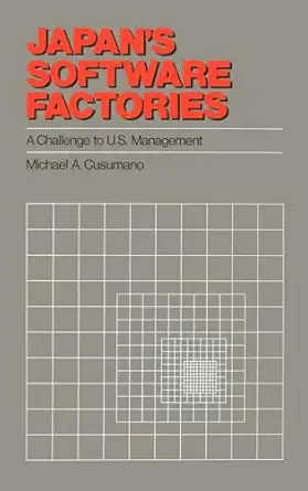 japans software factories a challenge to u s management 1st edition michael a cusumano 0195062167,