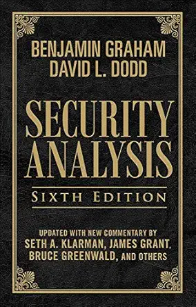security analysis 1st edition benjamin graham ,david dodd ,seth klarman 0071623574, 978-0071623575