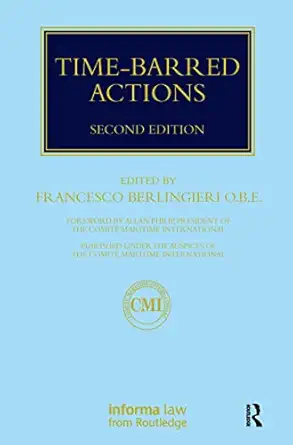 time barred actions 1st edition francesco berlingieri 1850445257, 978-1850445258