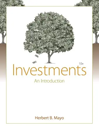 investments an introduction 1st edition herbert b mayo 0538452102, 978-0538452106